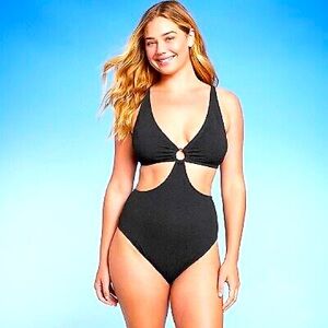 Shade and shore women’s pucker texture monokini one piece